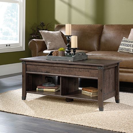 Carson Forge | Lift Top Coffee Table | 420421 | Sauder In Lift Top Coffee Tables (View 14 of 20)