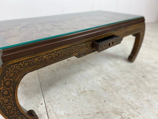Chinese Hand Carved Coffee Table, 1930s For Sale At Pamono Intended For Wooden Hand Carved Coffee Tables (View 4 of 20)
