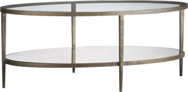 Coffee Table | Coffee Table, Oval Coffee Tables, Coffee Table Crate And  Barrel For Metal Oval Coffee Tables (View 8 of 20)