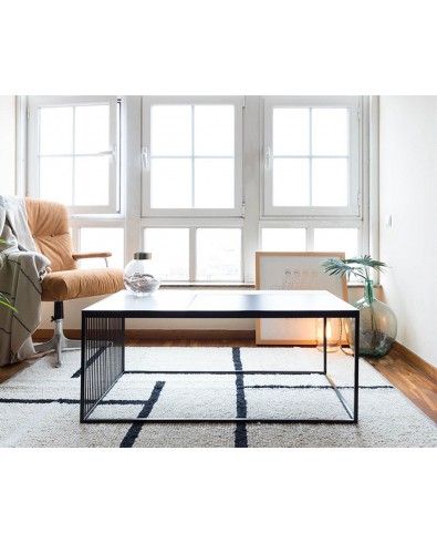 Coffee Table Designed In White Marble, Oak Wood And Black Metal Within Marble Melamine Coffee Tables (Gallery 19 of 20)