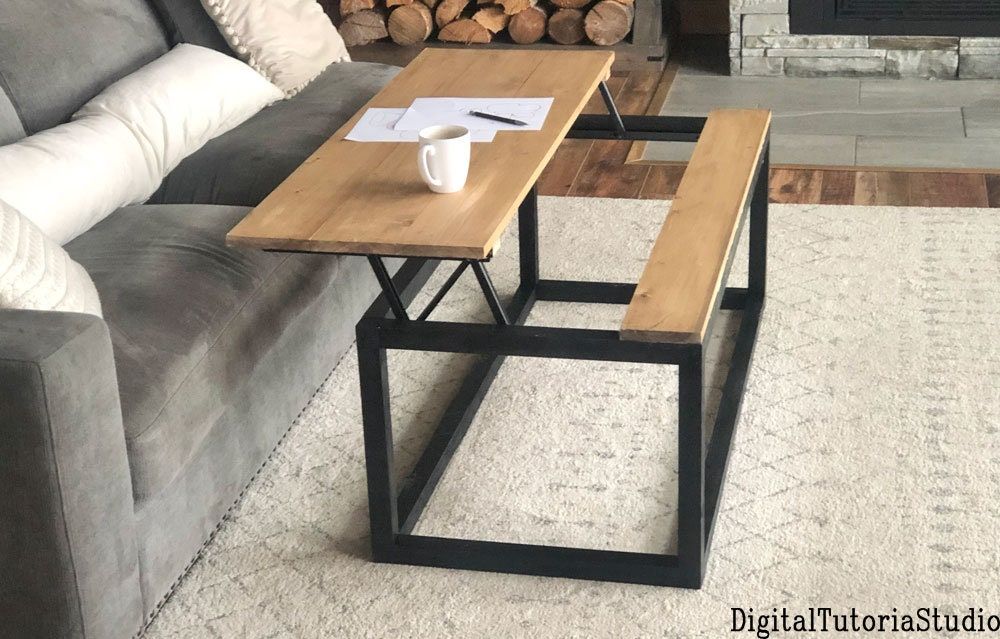 Coffee Table Lift Top – Etsy France Regarding Lift Top Coffee Tables (View 7 of 20)