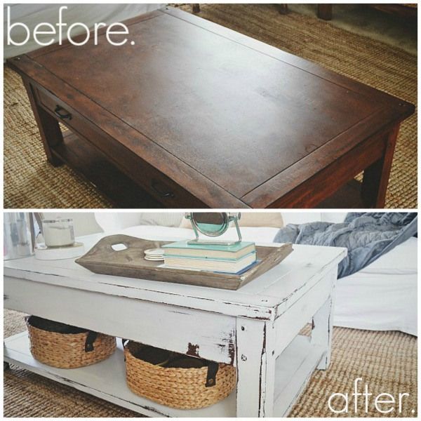 Coffee Table Makeover  Part One | Coffee Table Makeover, Painted Coffee  Tables, Kitchen Table Makeover Inside Paint Finish Coffee Tables (View 3 of 20)