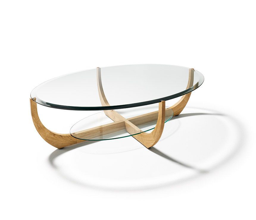 Coffee Table Oval Glass | Luxury Glass Coffee Table – Team7 Juwel –  Wharfside Furniture | Couchtisch Glas, Couchtisch Metall, Couchtisch Pertaining To Glass Oval Coffee Tables (View 2 of 20)