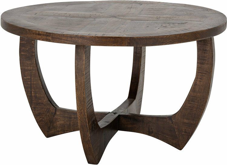 Coffee Table Ronde In Mango Wood Jassy – Bloomingville For Mango Wood Coffee Tables (View 3 of 20)