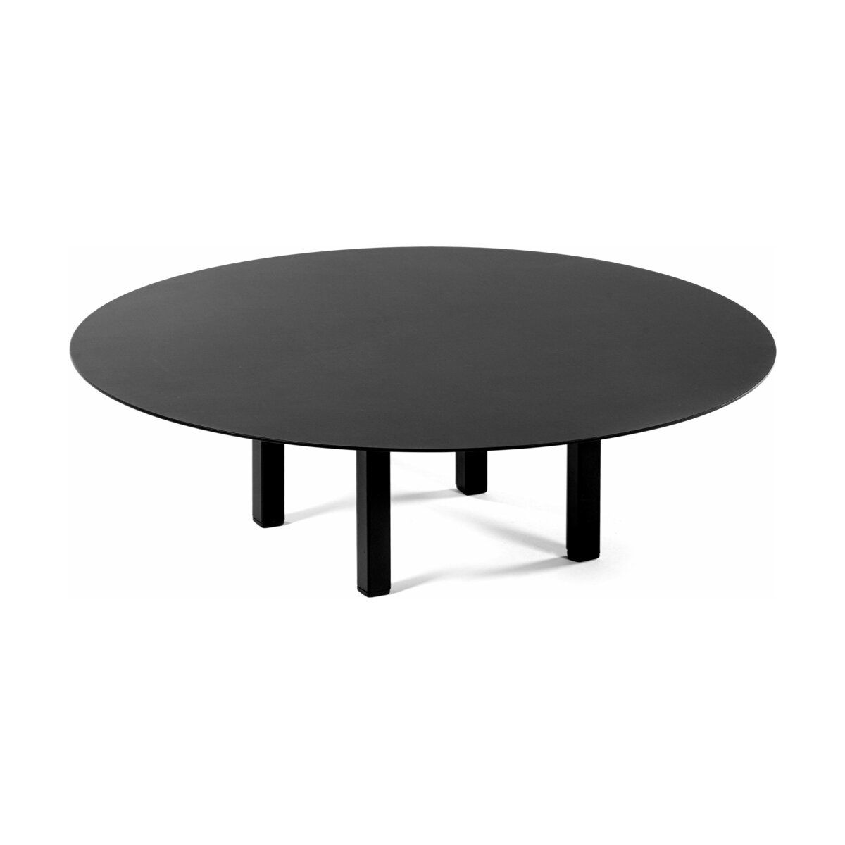 Coffee Tables In Black Made Of Metal With Metal Oval Coffee Tables (Gallery 19 of 20)