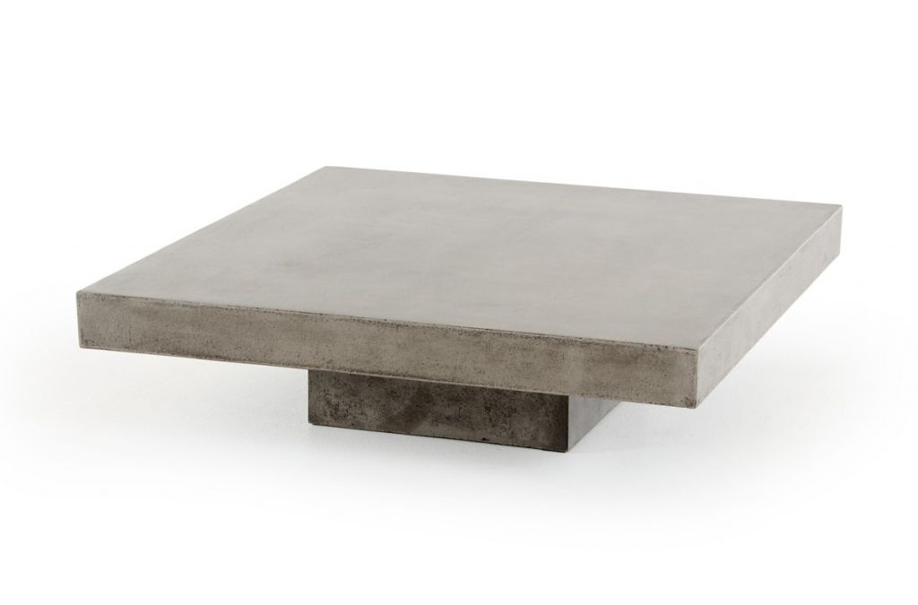 Concrete Coffee Table | Modern Furniture • Brickell Collection Pertaining To Modern Concrete Coffee Tables (View 13 of 20)