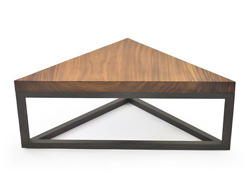 Contemporary Coffee Table – Triangle – Rotsen Furniture – Wooden /  Triangular / For Hotel For Triangular Coffee Tables (View 17 of 20)