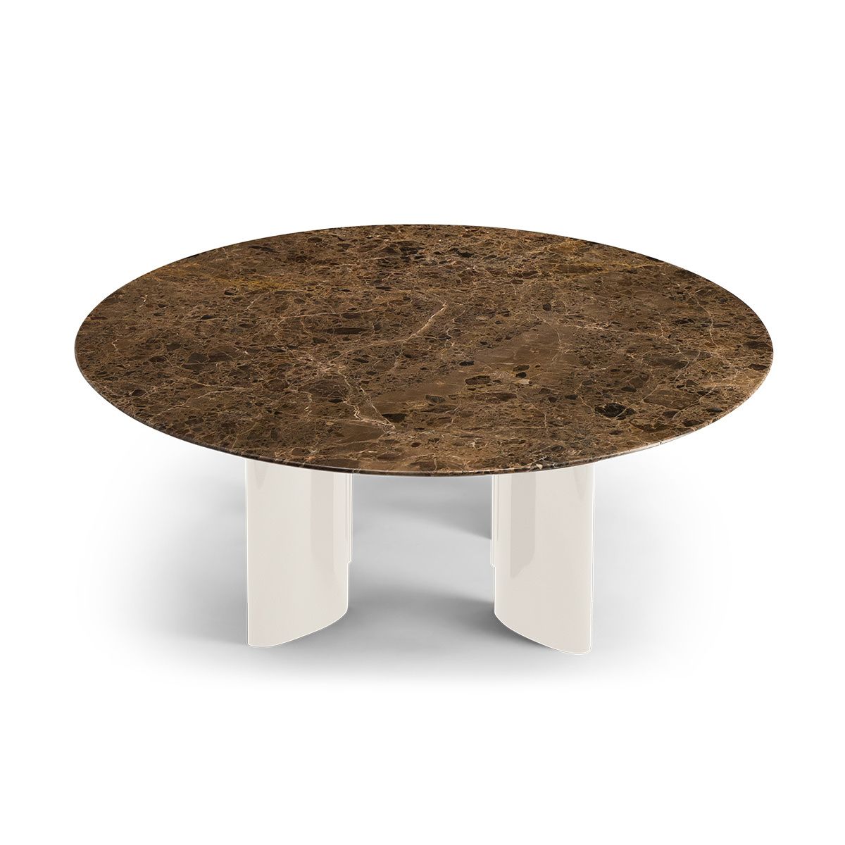 Cream And Brown Marble Coffee Table – Carlotta – The Socialite Family In Marble Coffee Tables (View 17 of 20)