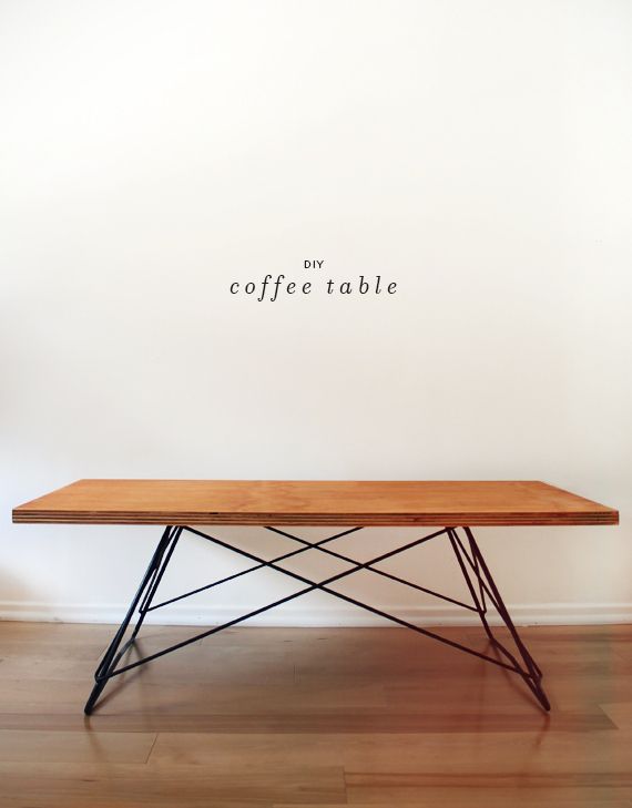 Diy Metal Base Coffee Table – Almost Makes Perfect Within Metal Base Coffee Tables (View 7 of 20)