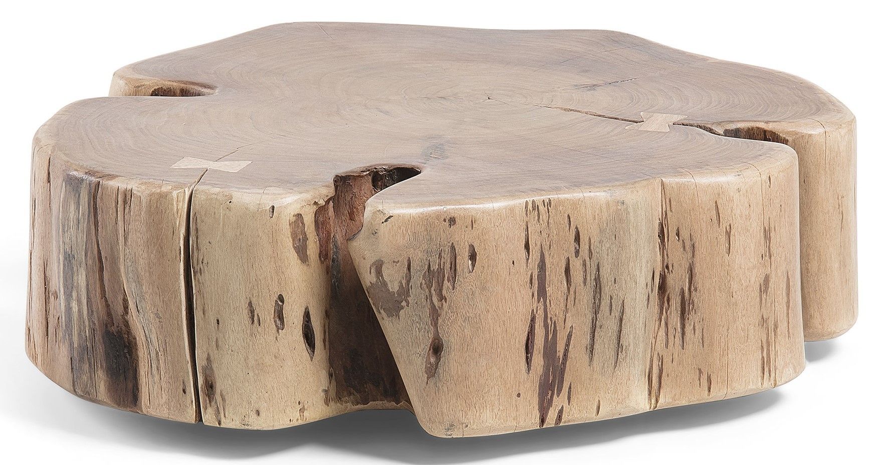 Doni Small Table With Wheels In Solid Acacia Wood In Solid Acacia Wood Coffee Tables (View 14 of 20)