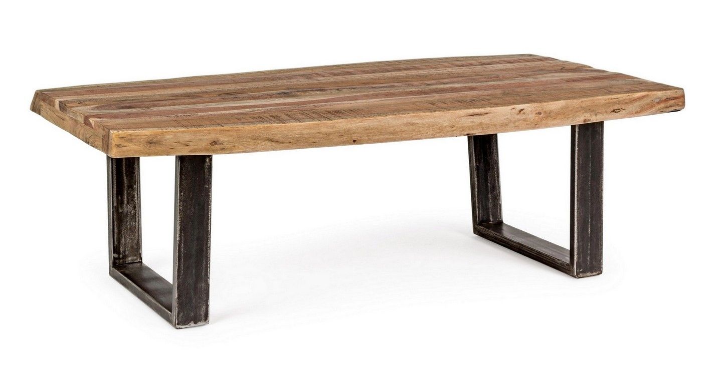 Elmer Coffee Table 120x70 – 120a – 70b – 42h | Bizzotto En With Regard To Reclaimed Wood Coffee Tables (View 15 of 20)