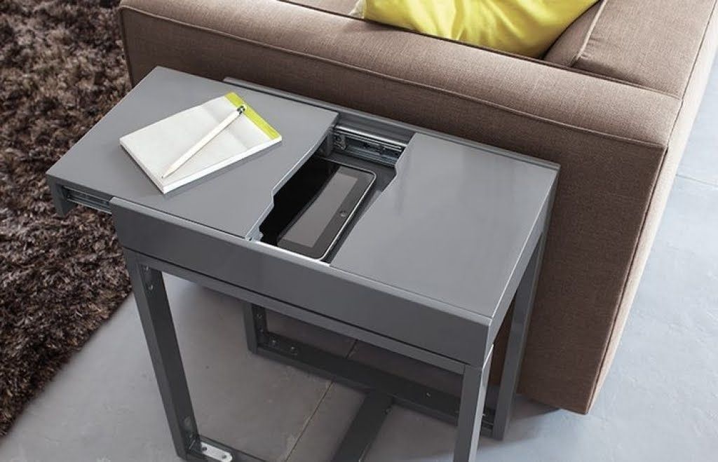 End Table With Charging Station – Visualhunt For Coffee Tables With Charging Station (View 19 of 20)