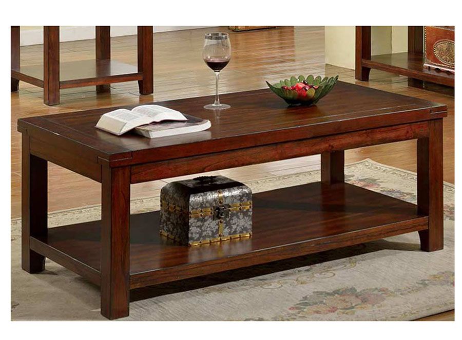 Estell Dark Cherry Coffee Table – Shop For Affordable Home Furniture,  Decor, Outdoors And More Regarding Dark Cherry Coffee Tables (Gallery 19 of 20)