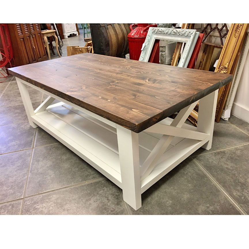 Farmhouse Coffee Table – Pine+main For Farmhouse Style Coffee Tables (View 17 of 20)