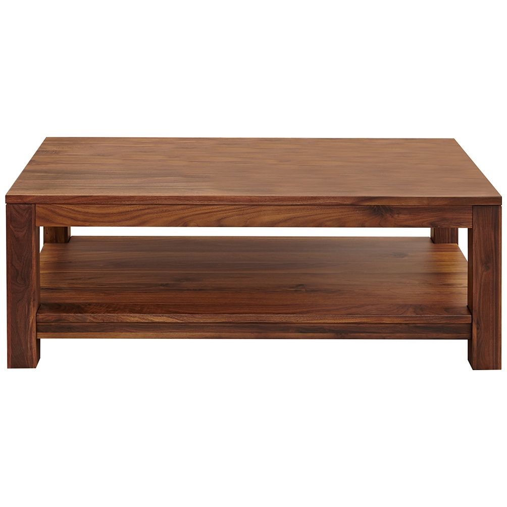 Fernhurst Solid Walnut Open Coffee Table For Walnut Coffee Tables (View 9 of 20)