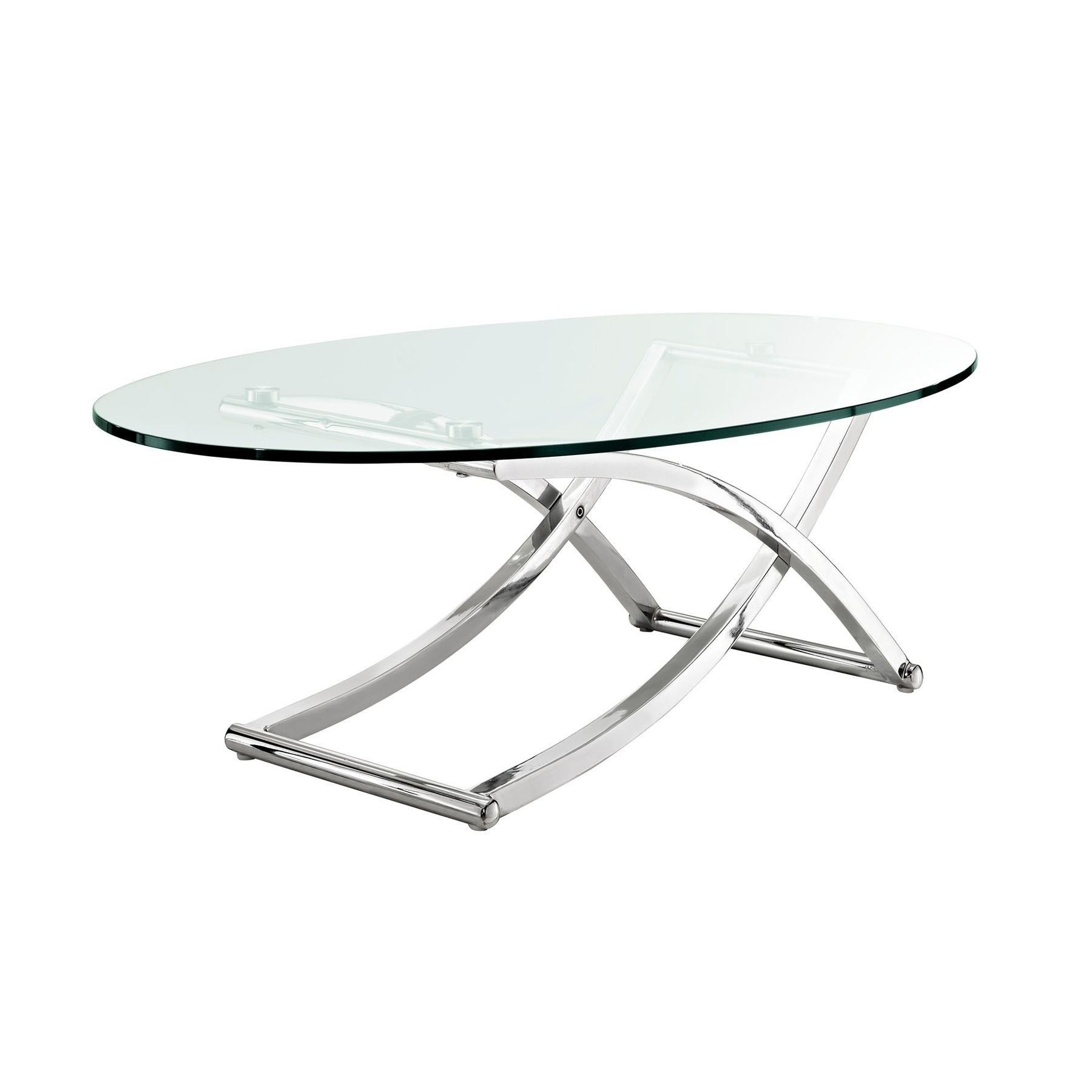 Glass Chrome Coffee Table – Ideas On Foter With Regard To Chrome Coffee Tables (View 20 of 20)
