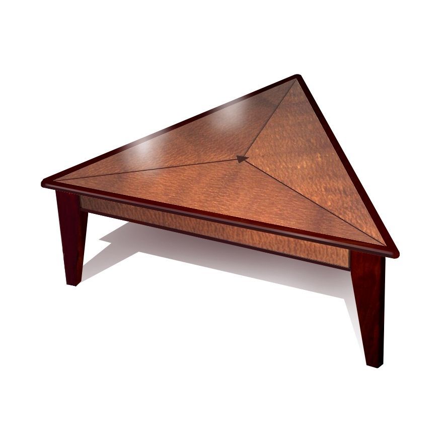 Handmade Triangle Coffee Tablemark Love Furniture | Custommade For Triangular Coffee Tables (View 10 of 20)