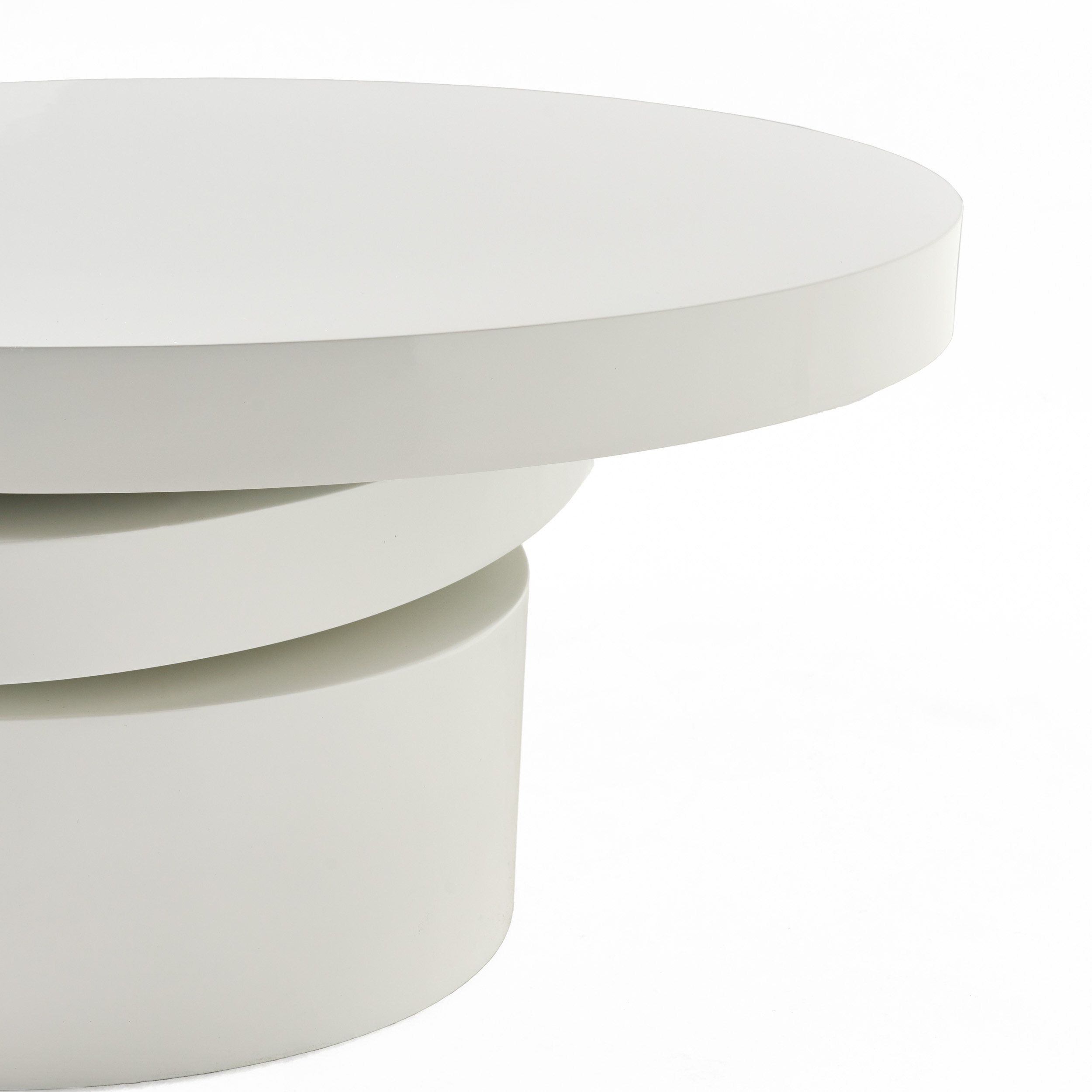 Lagom Small Oval Mod Rotatable Coffee Table – Walmart For Oval Mod Rotating Coffee Tables (View 20 of 20)