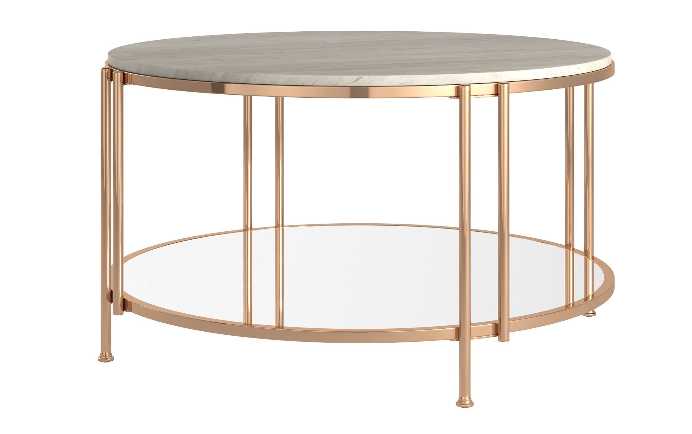 Lana Faux Marble Coffee Table | Bob's Discount Furniture Throughout Faux Marble Gold Coffee Tables (View 9 of 20)