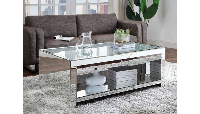 Lavern Mirrored Coffee Table Within Mirrored Coffee Tables (View 6 of 20)