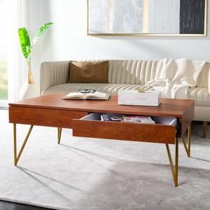 Lena Two Drawer Coffee Table | Coffee Table, Coffee Table With Storage,  Furniture Regarding 2 Drawer Coffee Tables (View 6 of 20)