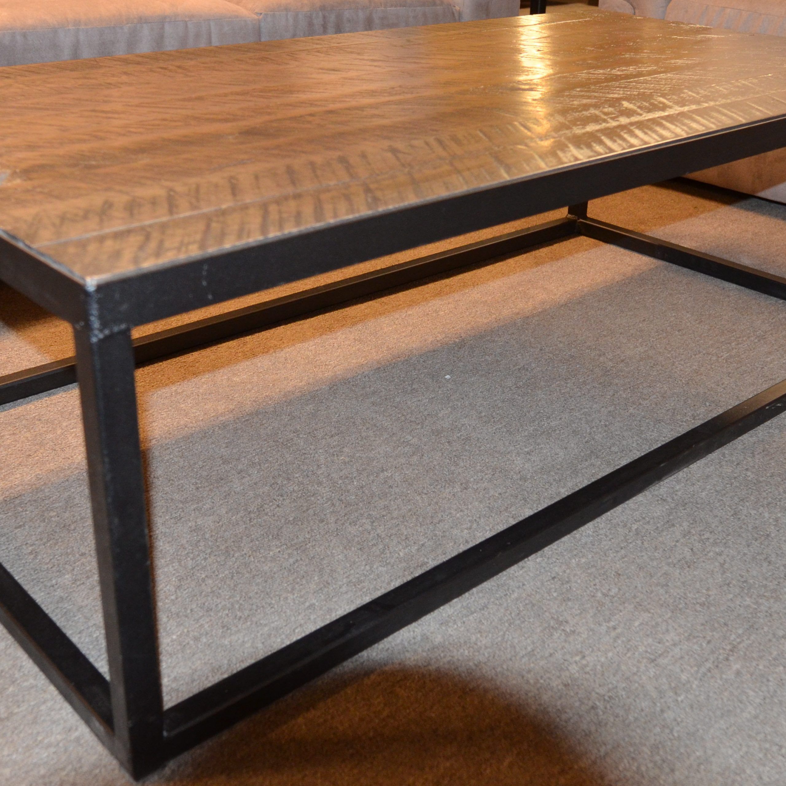 Metal Leg Coffee Table – Brices Furniture Intended For Iron Legs Coffee Tables (View 11 of 20)