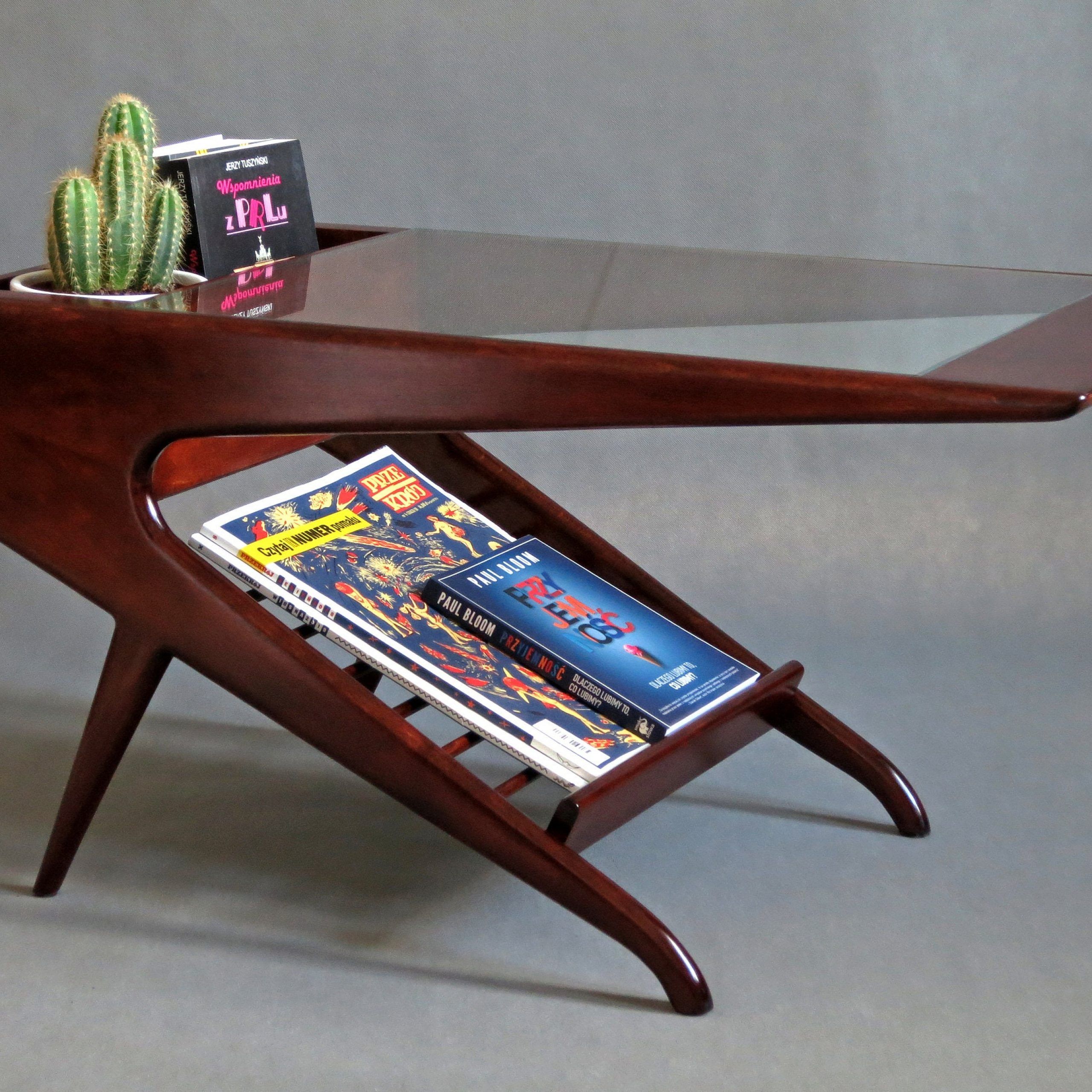 Mid Century Coffee Table In The Style Of Ico Parisi Italian – Etsy With Regard To Mid Century Coffee Tables (View 6 of 20)