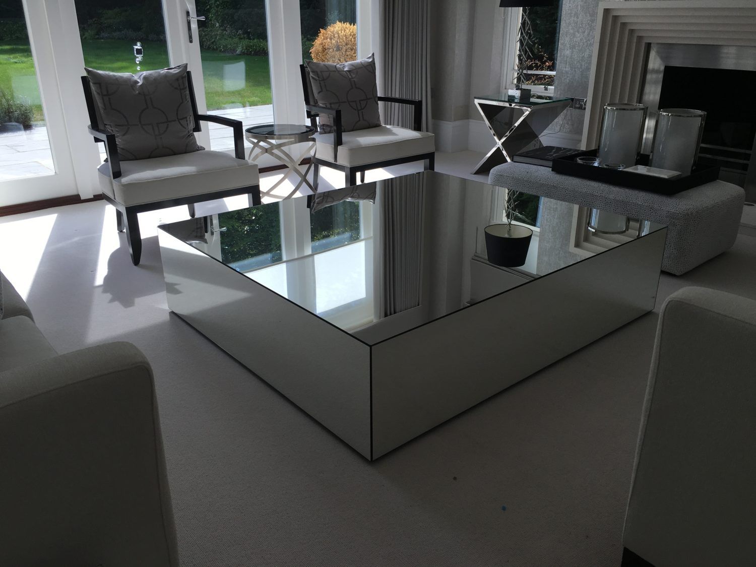 Mirrored Coffee Tables – Klarity – Glass Furniture Inside Mirrored Coffee Tables (Gallery 20 of 20)