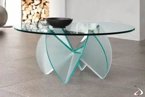Modern Glass Coffee Table With Sophisticated Design Rosa Del Deserto |  Toparredi For Glass Coffee Tables (View 4 of 20)