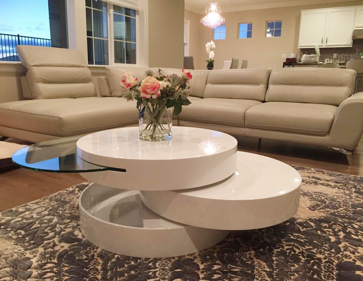 Modern Swivel Coffee Table | Coffee Tables With Regard To Swivel Coffee Tables (View 4 of 20)