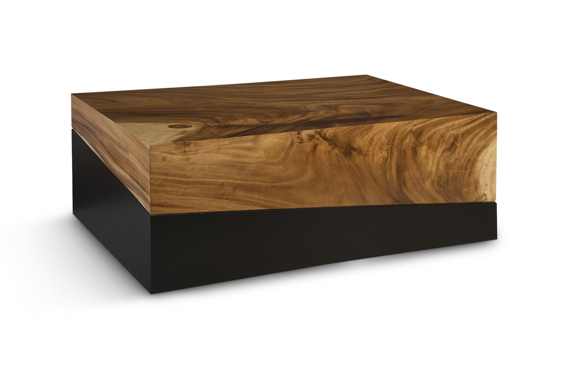 Phillips Collection Geometry Block Coffee Table | Wayfair Within Geometric Block Solid Coffee Tables (View 10 of 20)