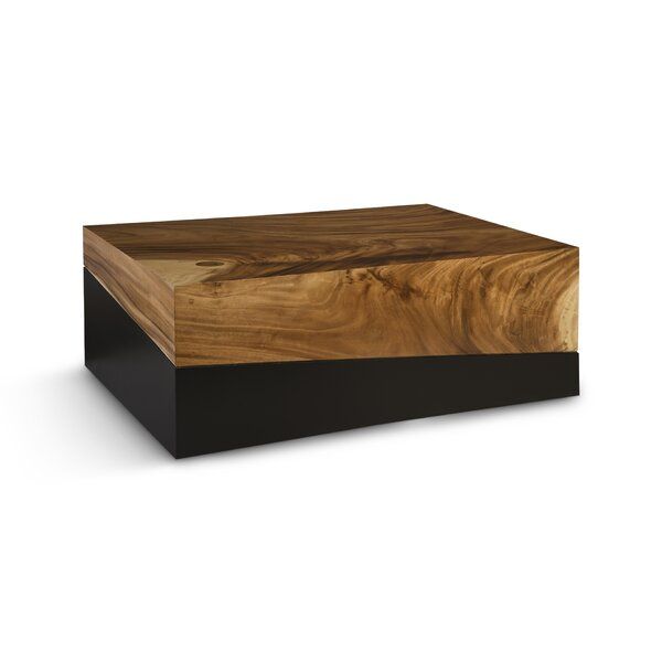 Phillips Collection Geometry Block Coffee Table | Wayfair Within Geometric Block Solid Coffee Tables (View 7 of 20)