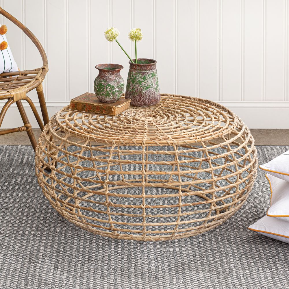 Rattan Round Coffee Table | Ctw Home Collection With Regard To Rattan Coffee Tables (View 10 of 20)