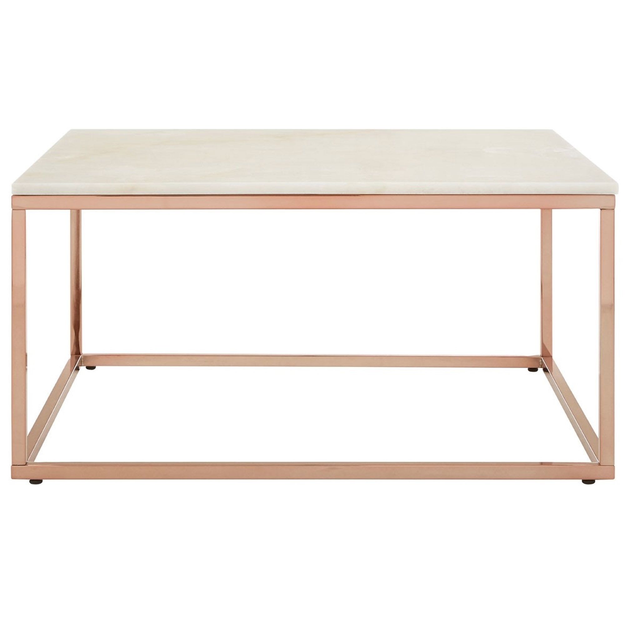 Rose Gold Allure Square Coffee Table | Contemporary Lounge Furniture Within Rose Gold Coffee Tables (View 12 of 20)
