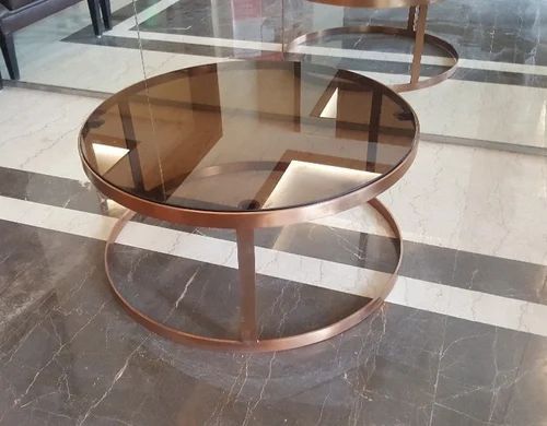 Rose Gold Round Coffee Table, Diameter: 30 Inch At Rs 9500 In Mumbai | Id:  20150223230 Within Rose Gold Coffee Tables (View 13 of 20)