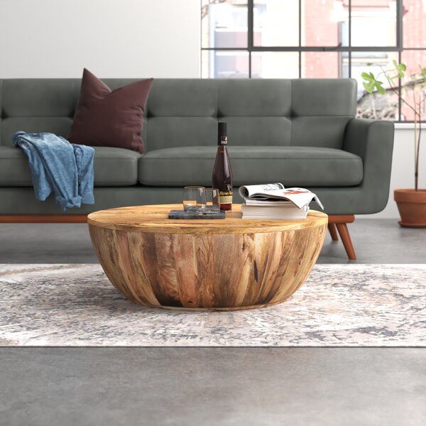 Rotating Coffee Table | Wayfair In Oval Mod Rotating Coffee Tables (View 9 of 20)