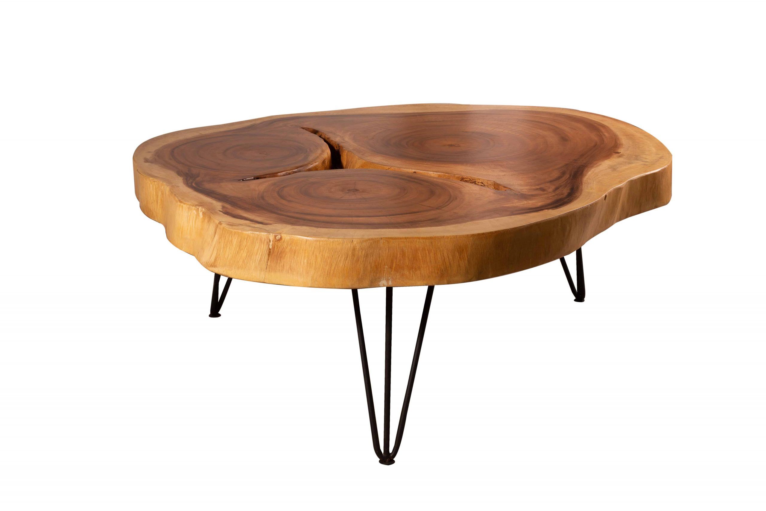 Round Acacia Live Edge Coffee Tables | Acacia Wood Furniture | Custom Tables  | Tier 1 Furnishings Regarding Acacia Wood Coffee Tables (View 6 of 20)