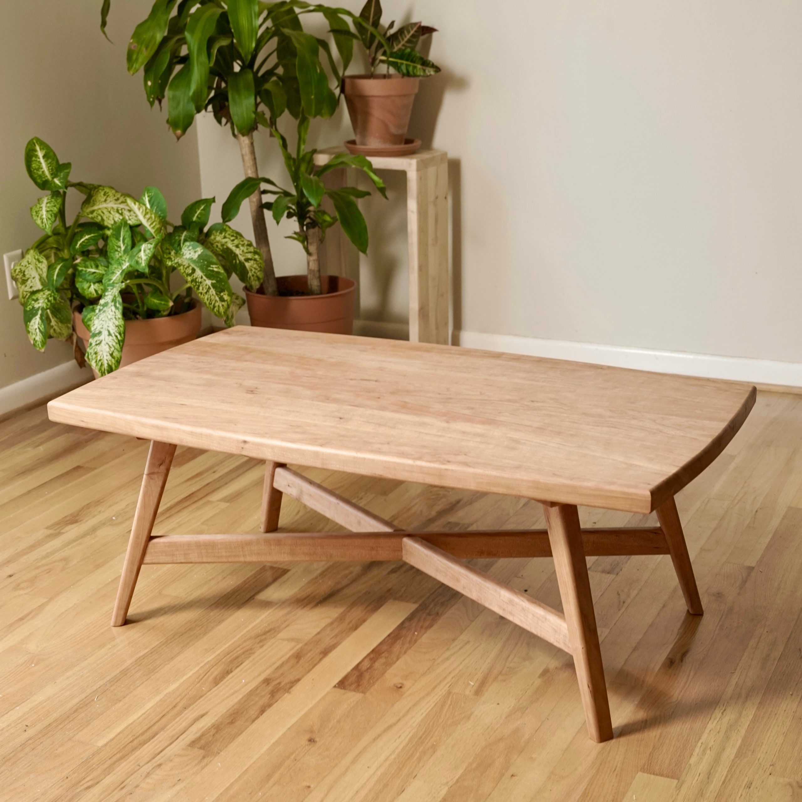 Scandinavian Coffee Table Cherry Coffee Table Maple Coffee – Etsy Denmark Intended For Scandinavian Coffee Tables (View 4 of 20)