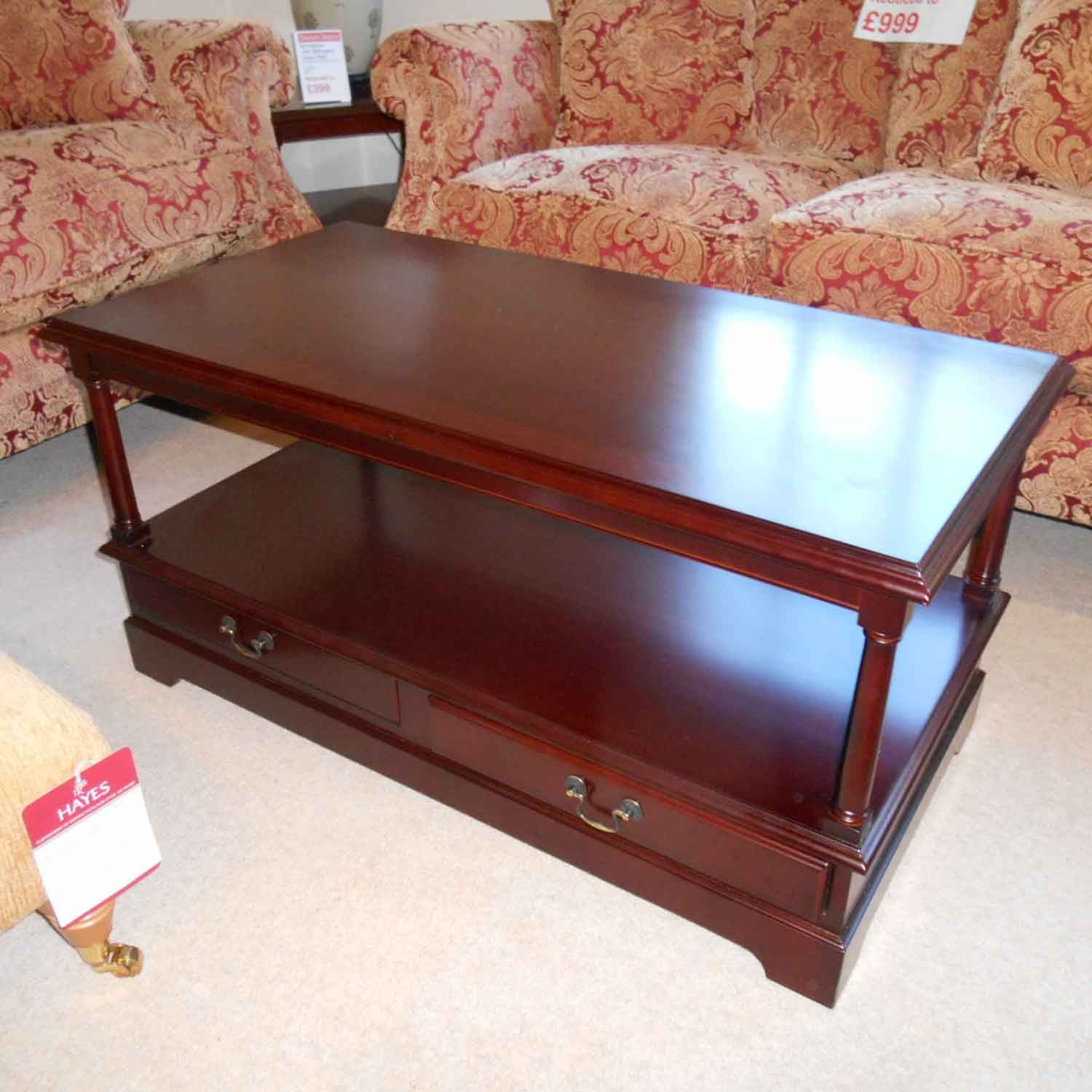 Showroom Clearance: Strongbow 1062 G Regency Mahogany Coffee Table – Tr  Hayes Furniture Bath In Mahogany Coffee Tables (View 7 of 20)