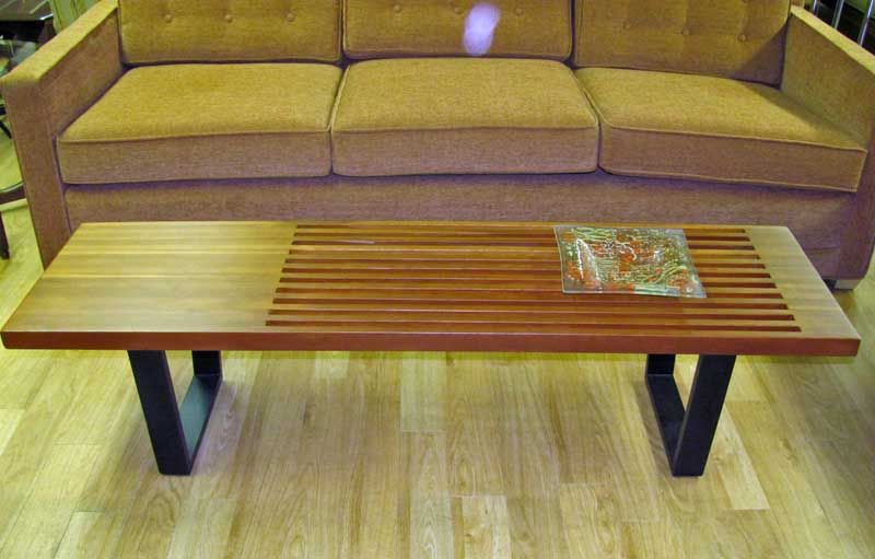 Slat Coffee Table/bench In Furniture > Coffee Tables Within Slat Coffee Tables (View 6 of 20)