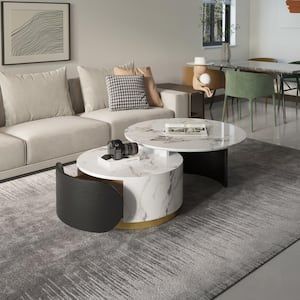 Stone – Coffee Tables – Living Room Furniture – The Home Depot Inside Stone Top Coffee Tables (View 19 of 20)