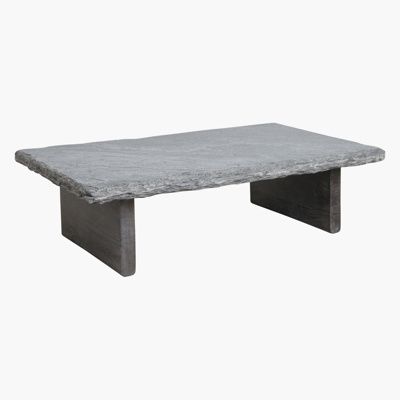 Stone Top Coffee Table Grey Base | Raw Materials Amsterdam Within Stone Top Coffee Tables (View 11 of 20)