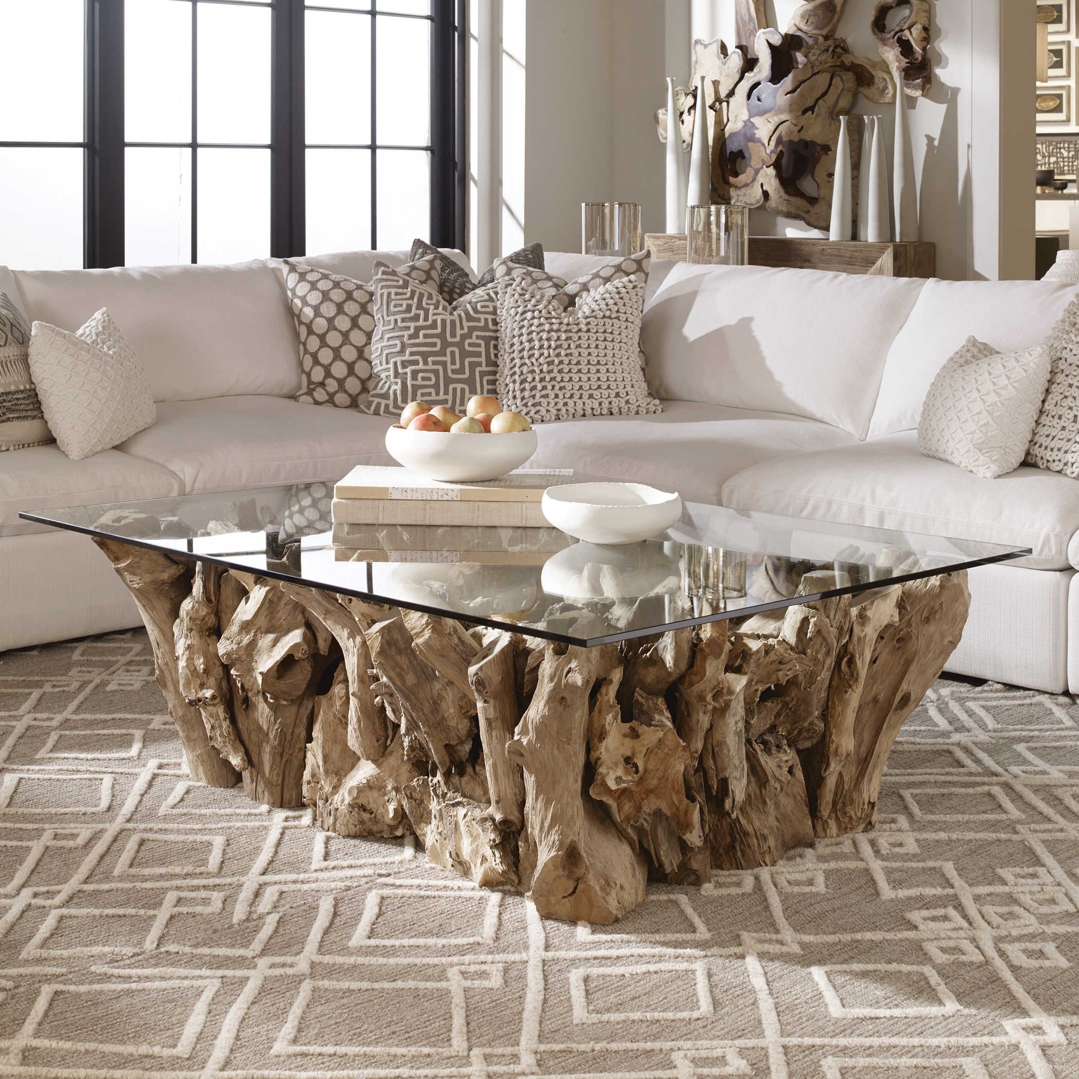 Teak Root Coffee Table, 2 Cartons | Uttermost Intended For Teak Coffee Tables (View 9 of 20)