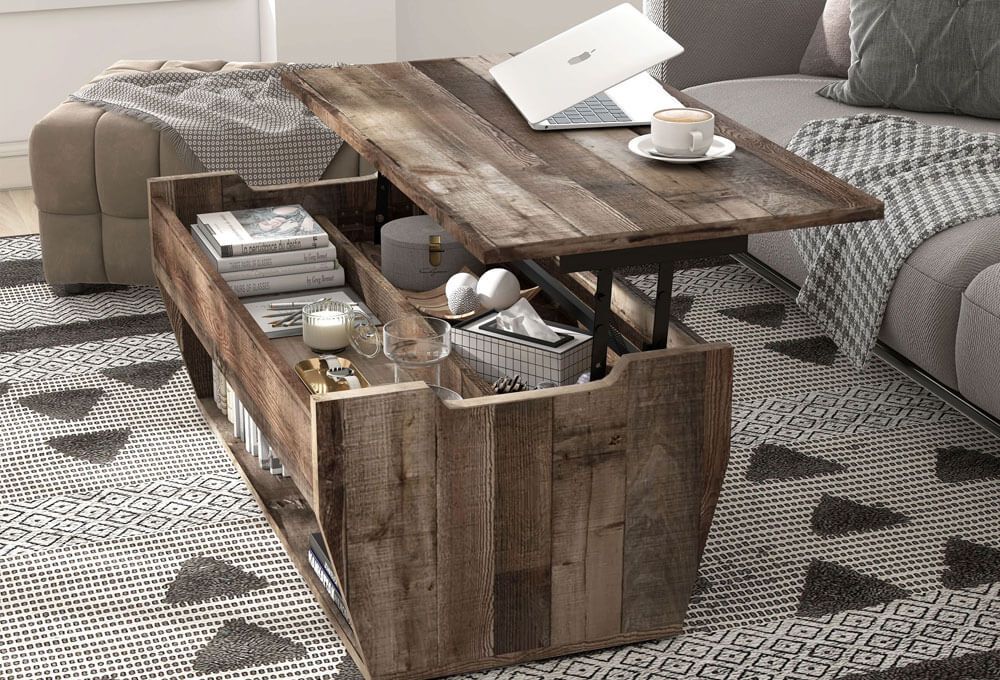 The Best Storage Coffee Tables For 2022 Inside Lift Top Storage Coffee Tables (View 8 of 20)