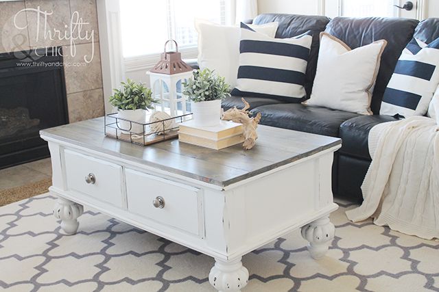 Thrifty And Chic – Diy Projects And Home Decor Pertaining To Farmhouse Style Coffee Tables (View 18 of 20)
