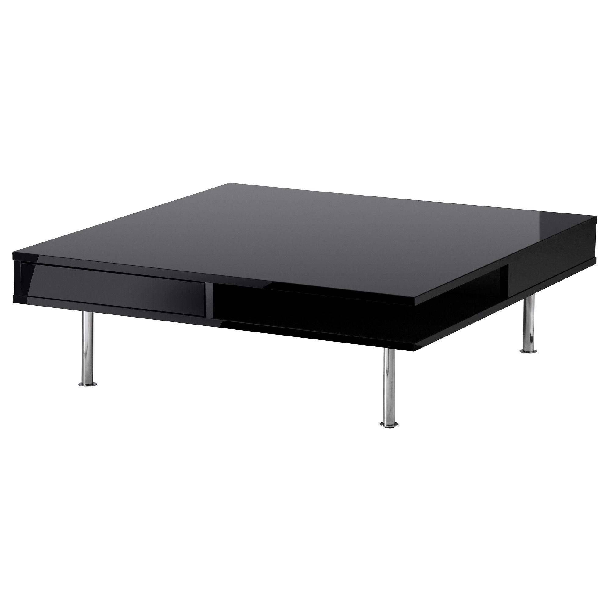 Tofteryd Coffee Table High Gloss Black 95x95 Cm | Ikea Lietuva For High Gloss Coffee Tables (View 1 of 20)