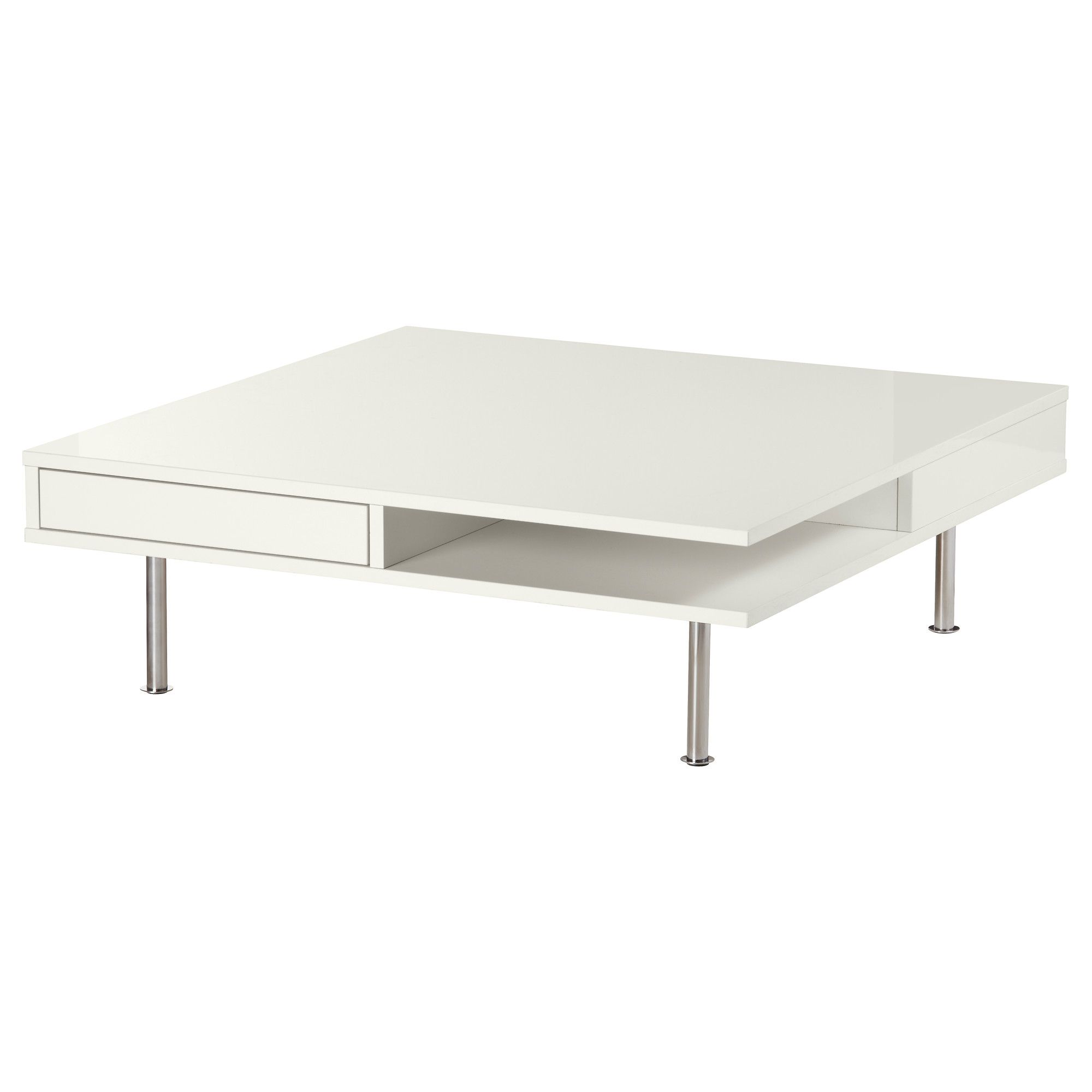 Tofteryd Coffee Table High Gloss White 95x95 Cm | Ikea Lietuva Throughout High Gloss Coffee Tables (View 4 of 20)
