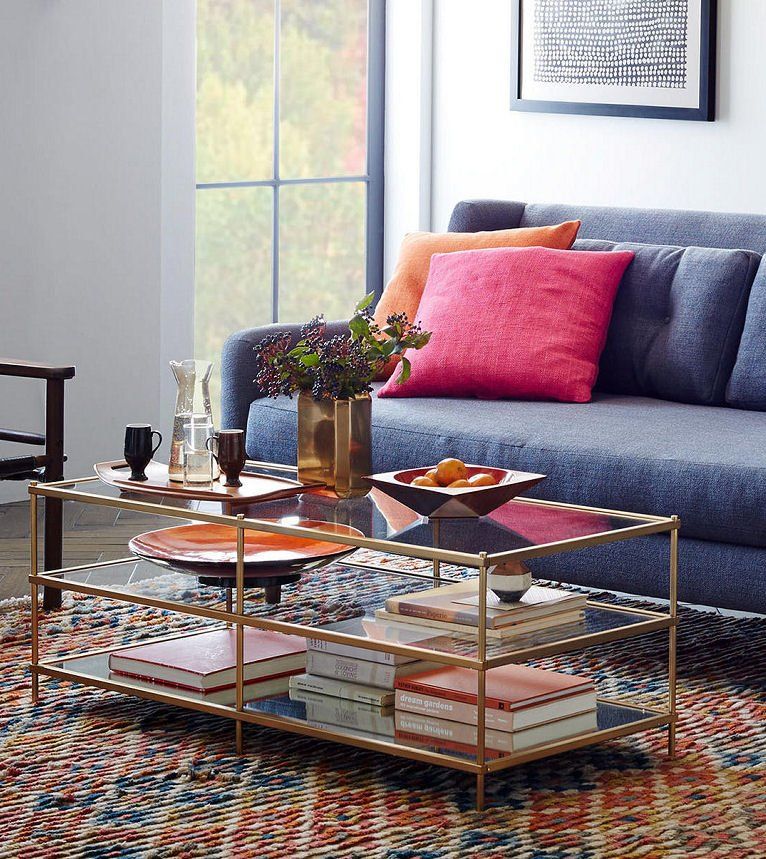 Top 10: Contemporary Glass Coffee Tables For Small Spaces • Colourful  Beautiful Things With Coffee Tables With Shelf (View 17 of 20)