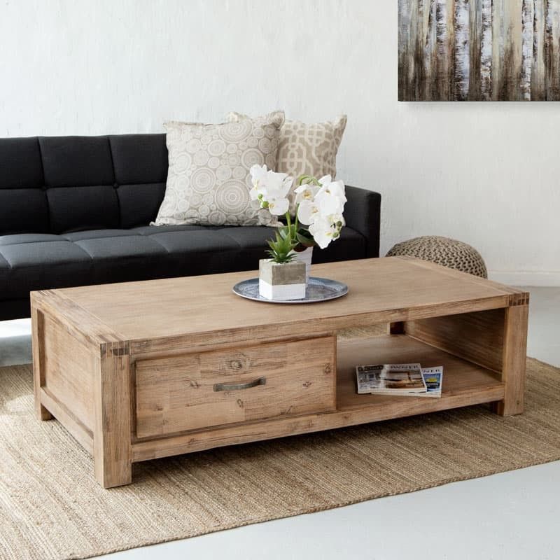 Vancouver Acacia Wood Coffee Table | Coffee Tables | Living | Cielo Regarding Acacia Wood Coffee Tables (View 4 of 20)
