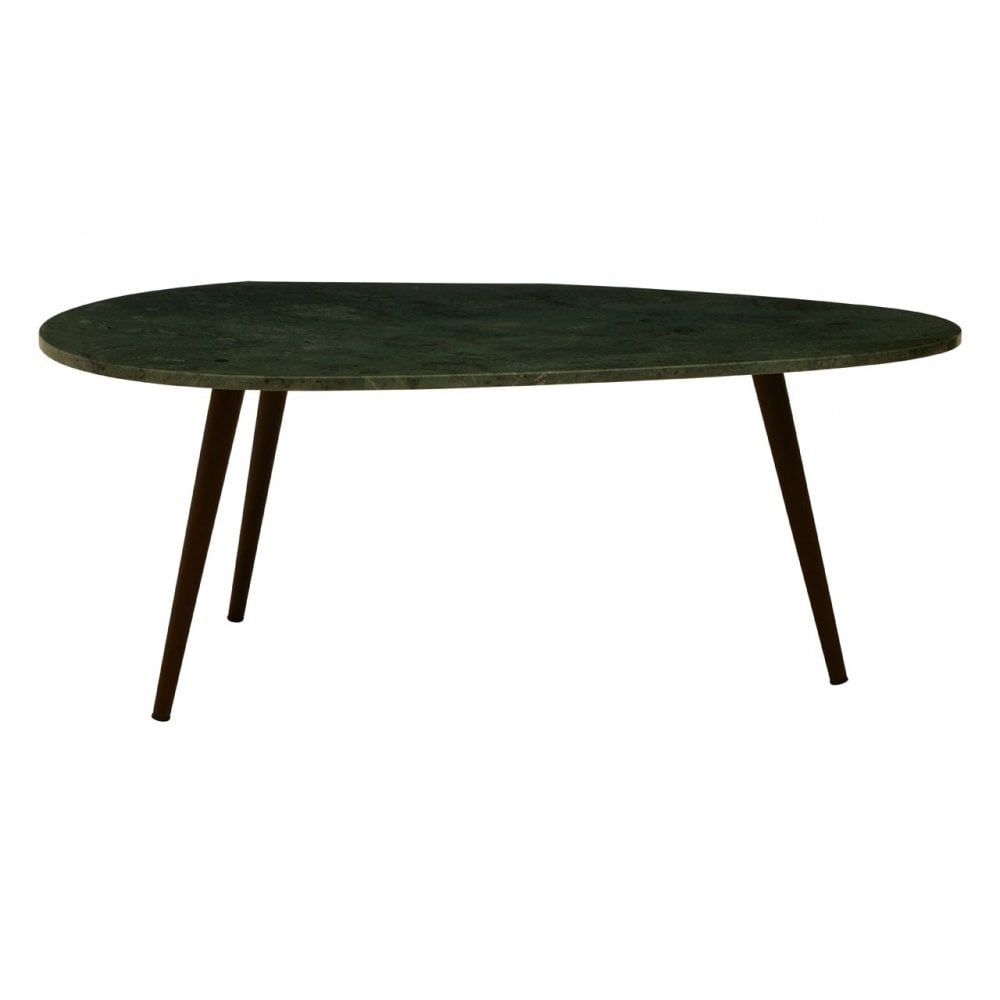 Vasco 3 Leg / Green Marble Top Coffee Table – Living Room From Breeze  Furniture Uk Throughout 3 Leg Coffee Tables (View 8 of 20)